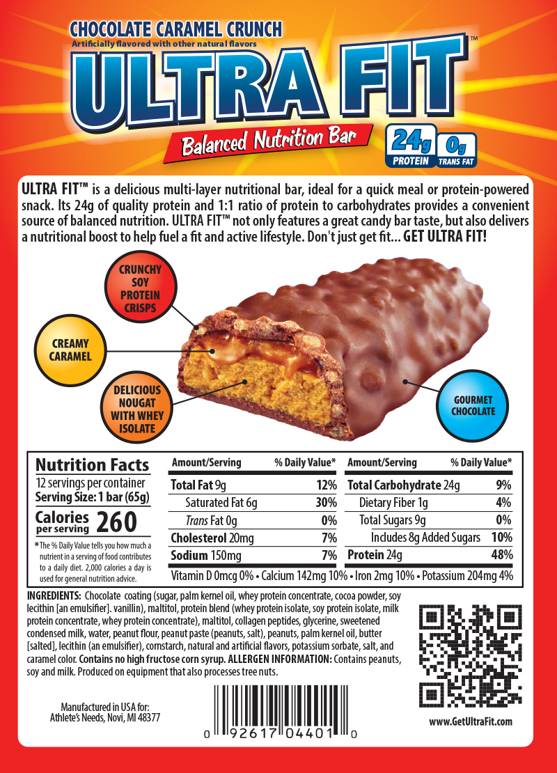 Chocolate Caramel Crunch  Nutritional Facts